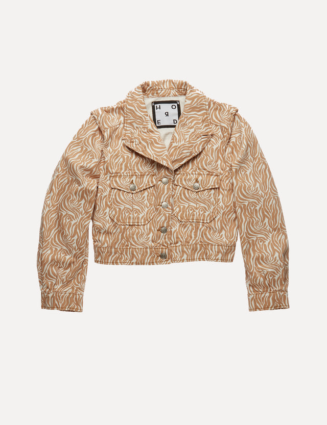 Hatya W Animal Printed Jacket