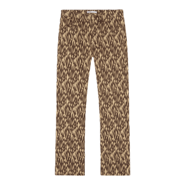 HEIARI printed staight leg jeans