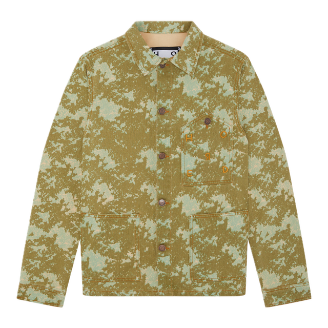KAHAIA printed denim jacket