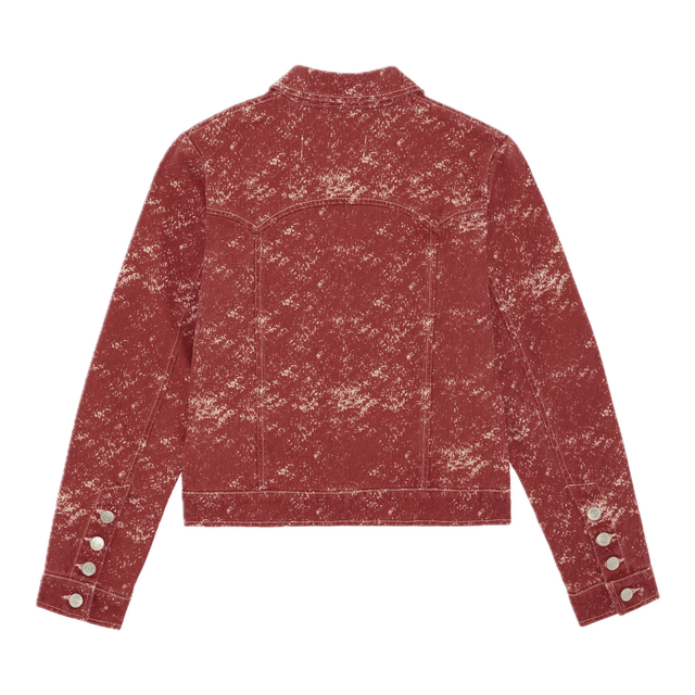 TEVAHINE printed denim jacket