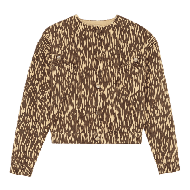 VAIMA printed denim jacket