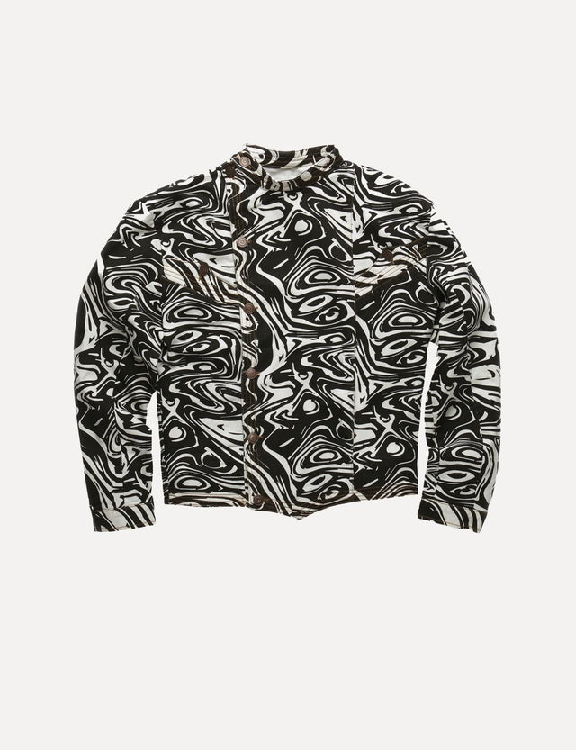 ANDRAS Men's Jacket Marble Monochrome