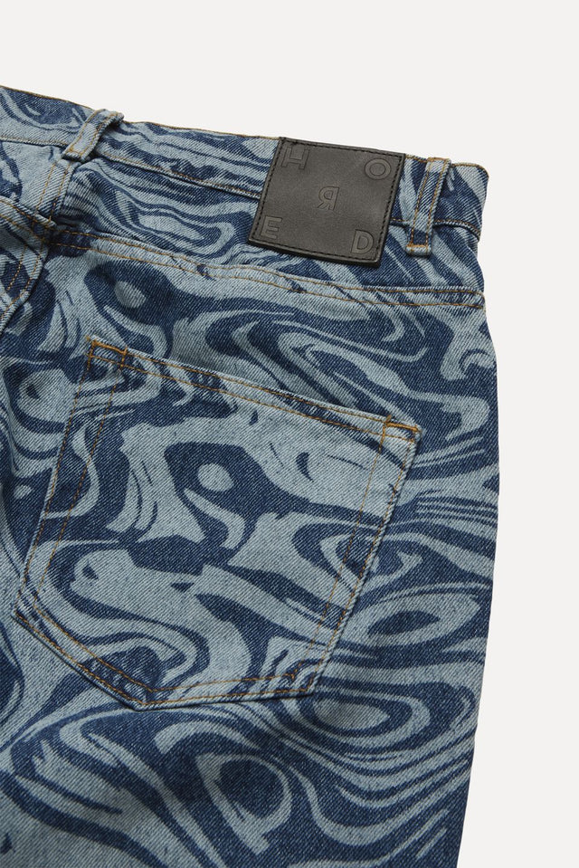 Arden M Blue Marble Jeans