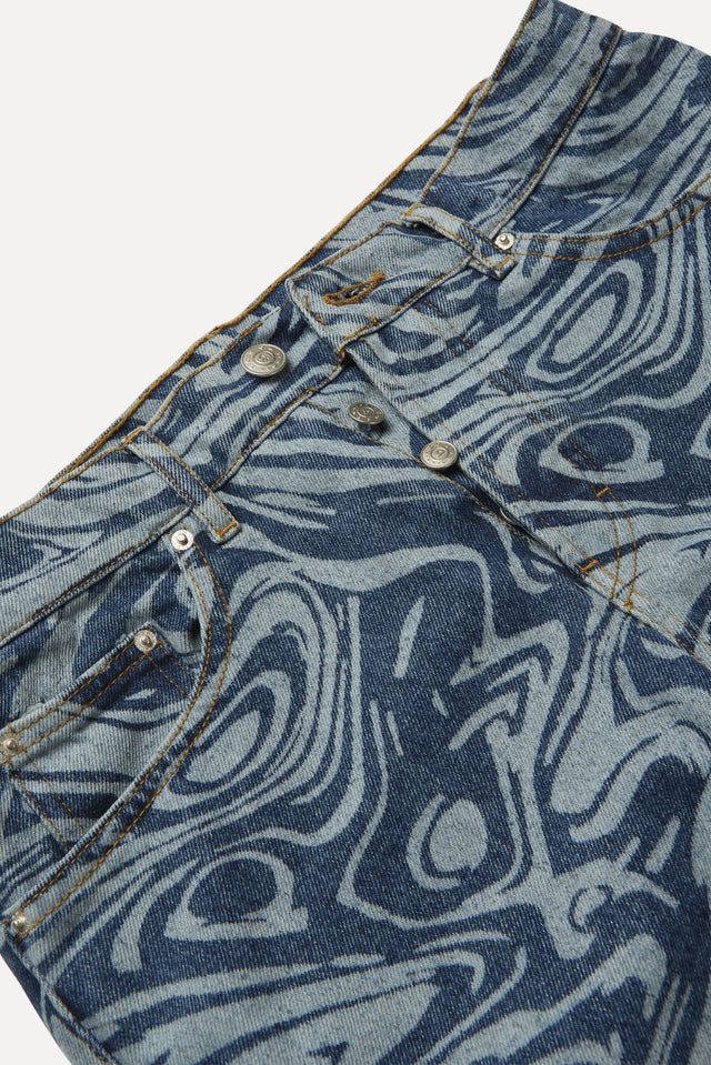 Arden M Blue Marble Jeans
