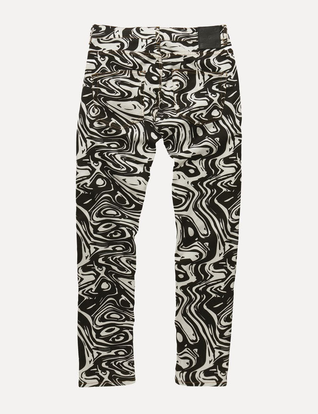 ARDEN Women's Marble Monochrome Jeans