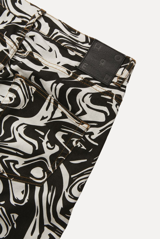 Arden M Jeans Marble Monochrome