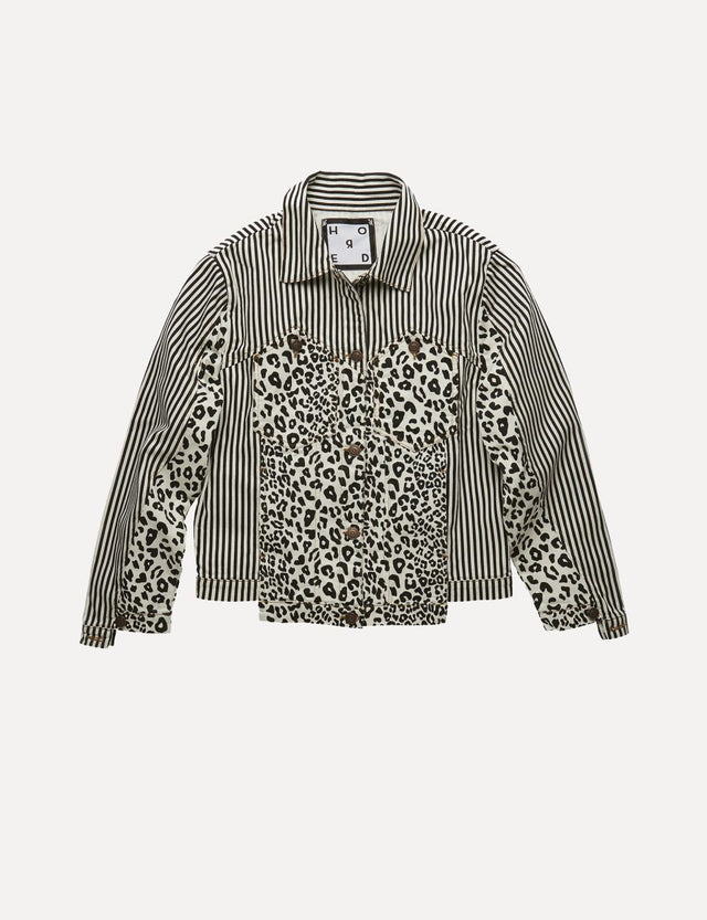 Dassin Monochrome Printed Jacket
