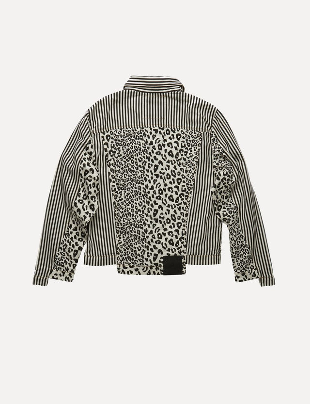 DASSIN Monochrome Patchwork Jacket