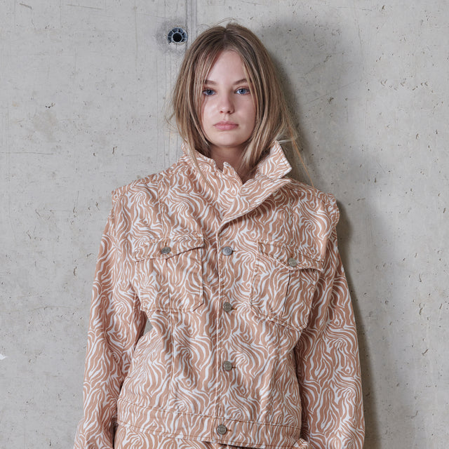 Hatya W Animal Printed Jacket