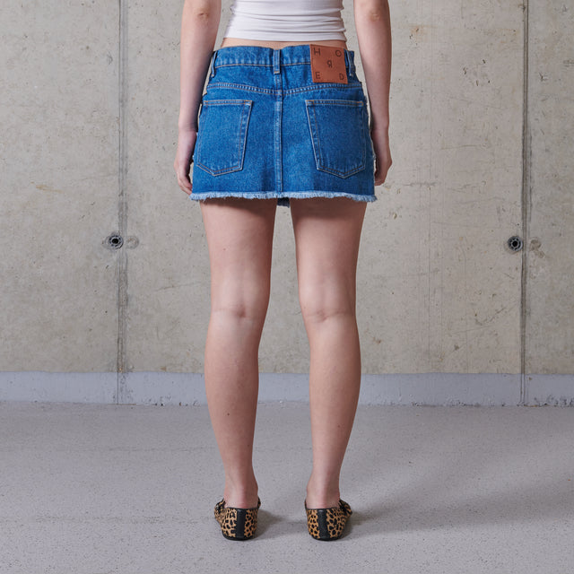 Hava Hand-Braided Mini Skirt