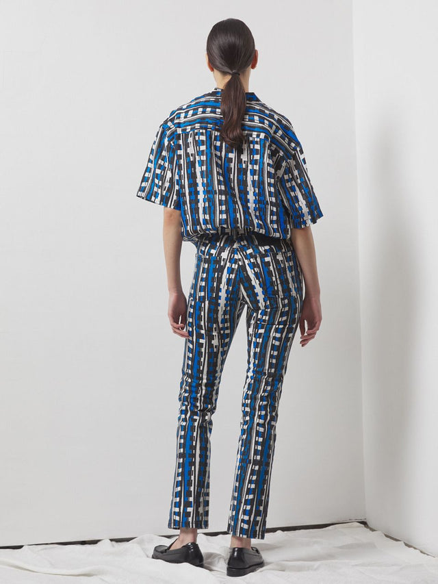 Kilan Straight Leg Printed Jeans