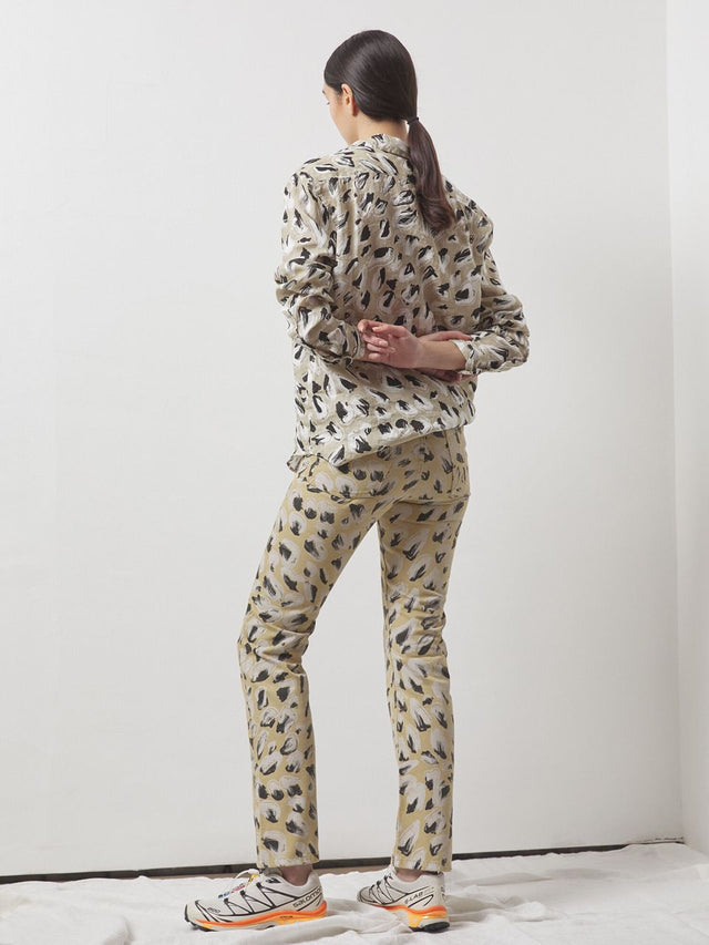 Orian Animal Printed Jeans