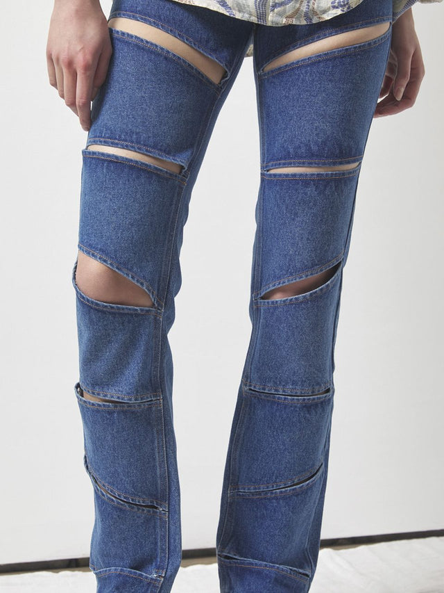 Barrie Cut-Out Jeans