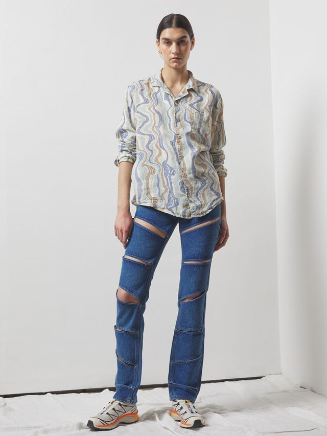 Barrie Cut-Out Jeans