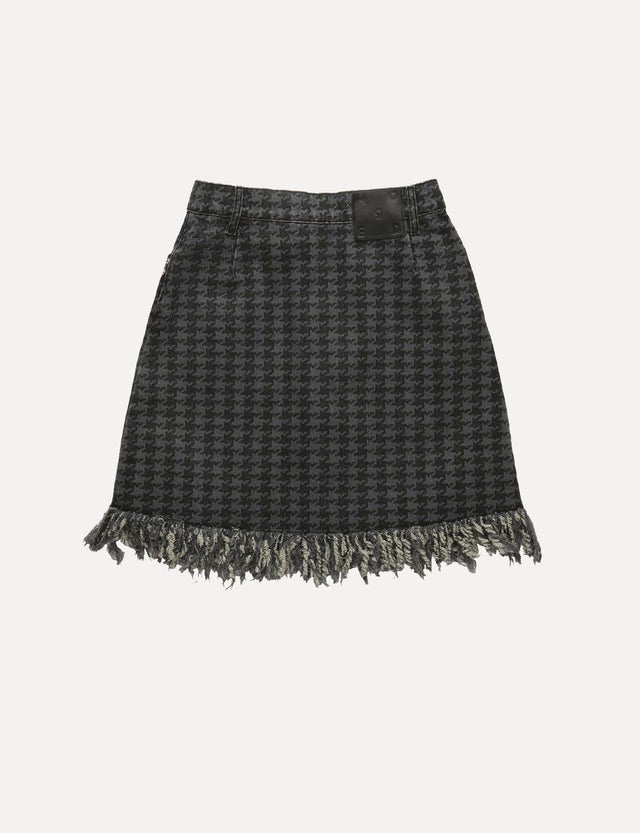 Nya Houndstooth Printed Skirt