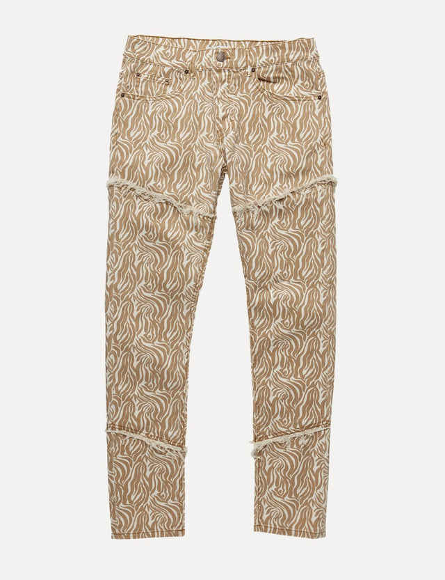 OREN Men's Animal Print Jeans