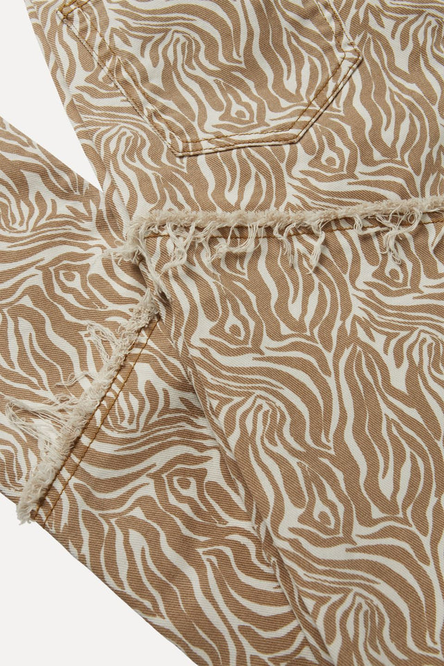 Oren M Animal Printed Jeans