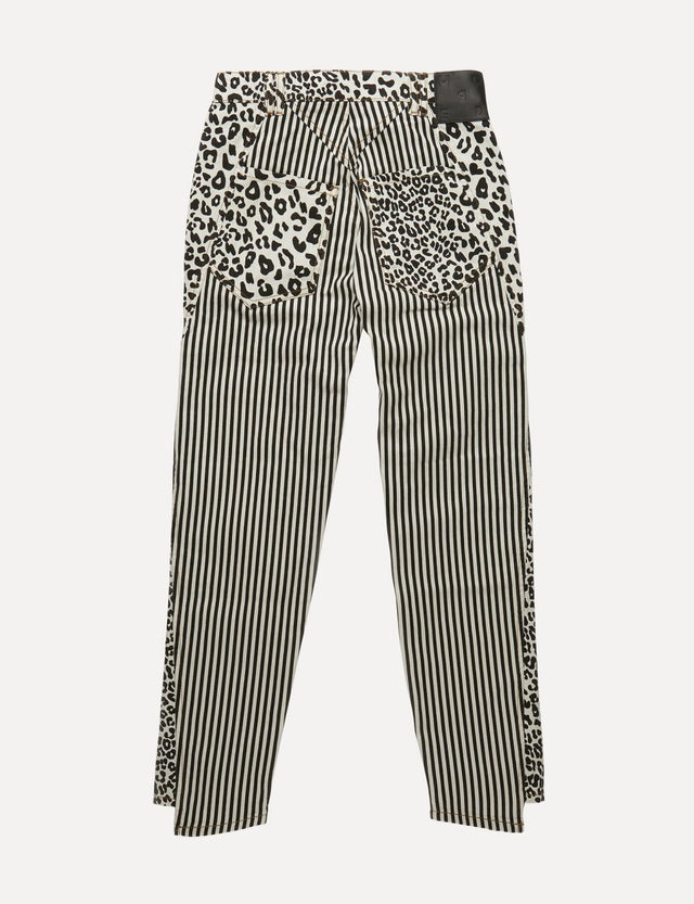 ROMON Women's Monochrome Patchwork Jeans