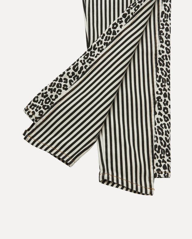 Romon Printed Straight-Leg Jeans