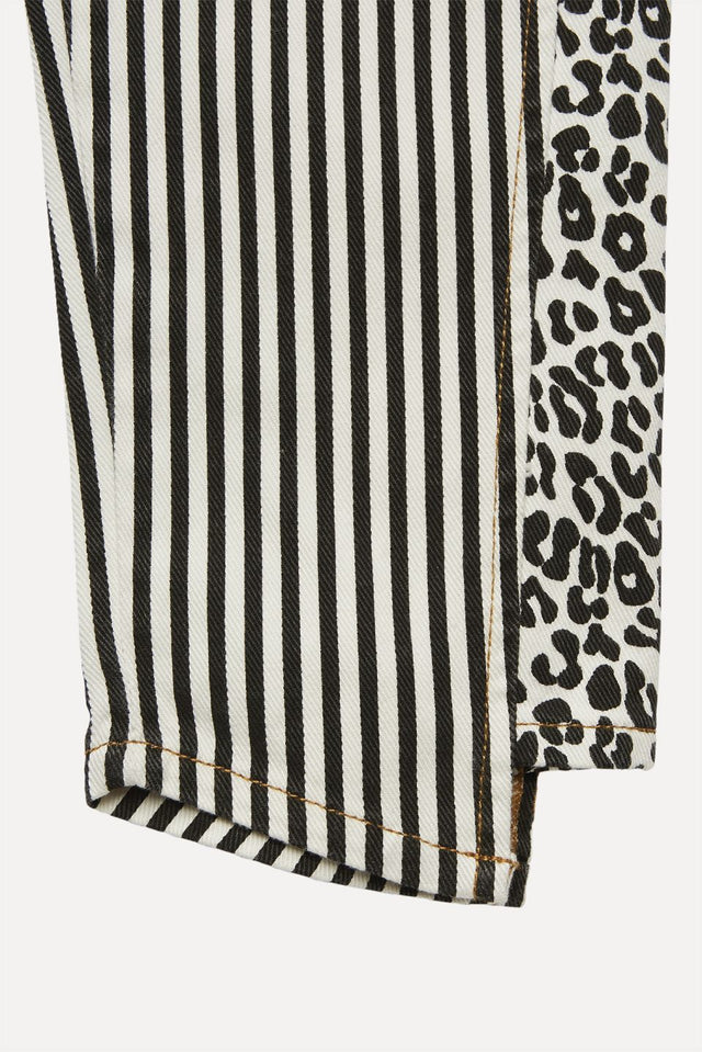 Romon Printed Straight-Leg Jeans