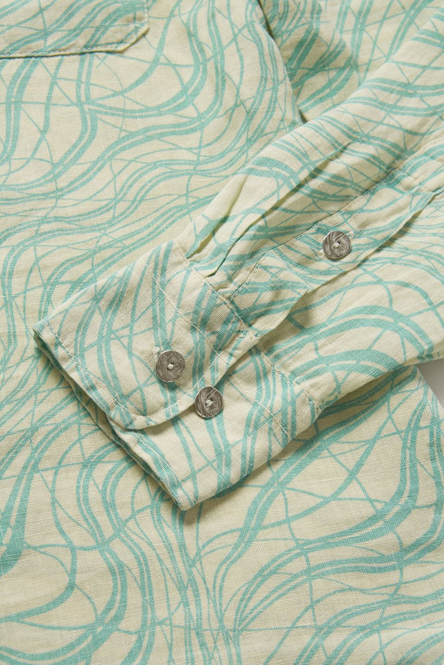 Epsom Green Printed Shirt