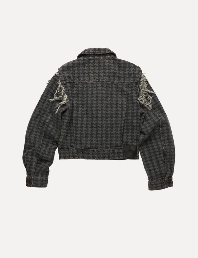 Udad Houndstooth Printed Jacket