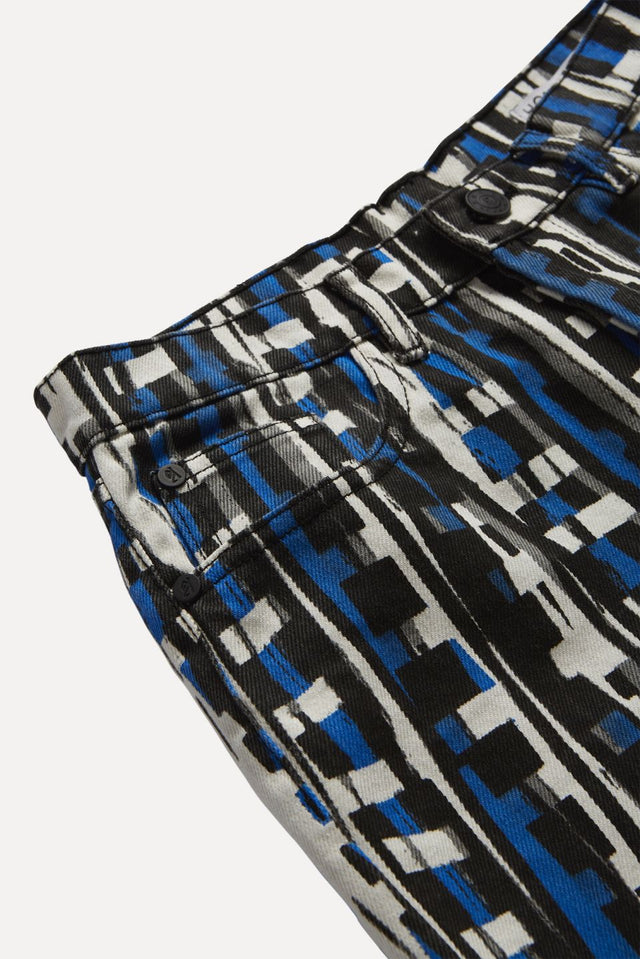 Kilan Straight Leg Printed Jeans