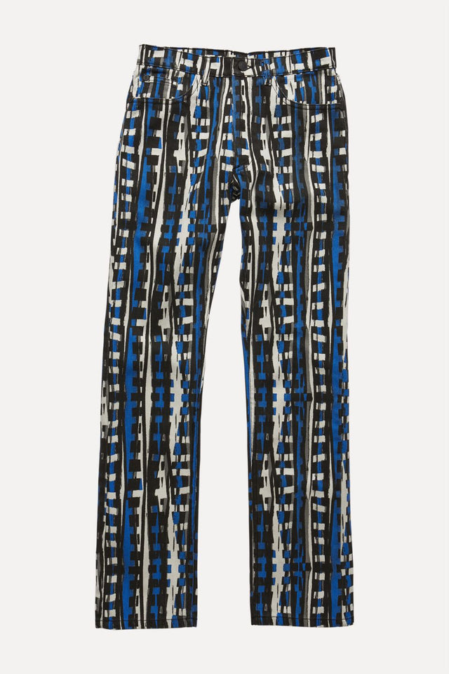 Kilan Straight Leg Printed Jeans