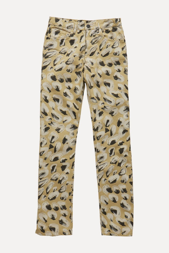 Orian Animal Printed Jeans