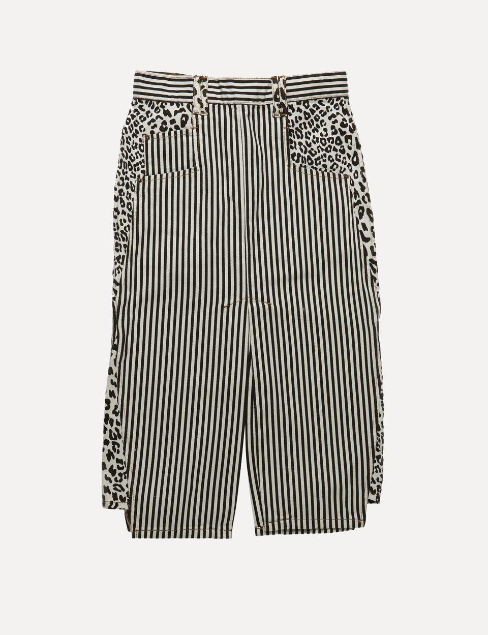 Holy Monochrome Printed Midi Skirt