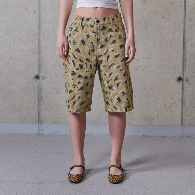 Mesmin Animal Printed Shorts