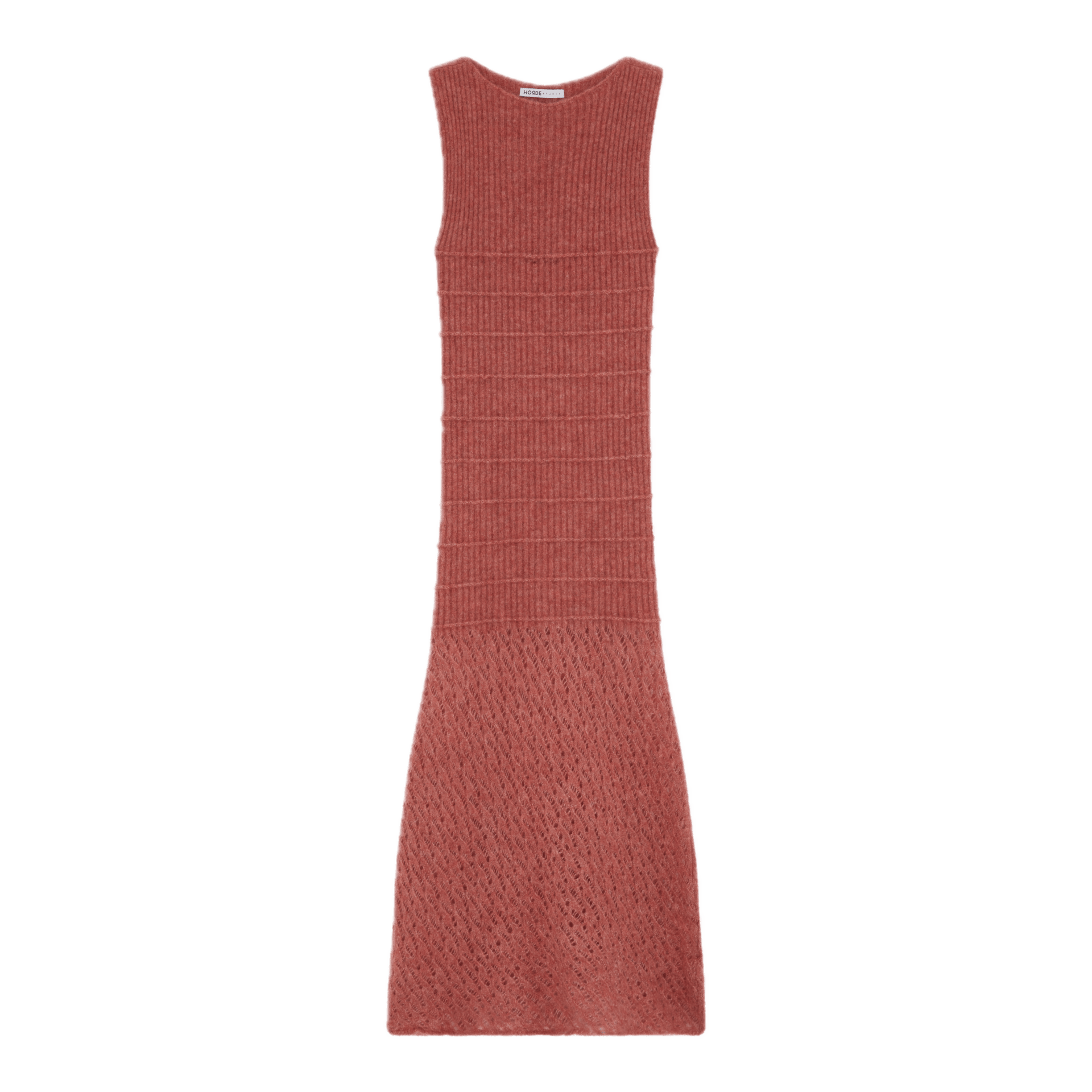 TIA DUSTY ROSE ALPACA MIX MAXY DRESS​